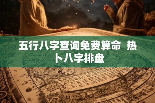 五行八字查询免费算命 热卜八字排盘 五行八字查询免费算命 热卜八字排盘