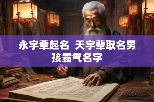 永字辈起名  天字辈取名男孩霸气名字