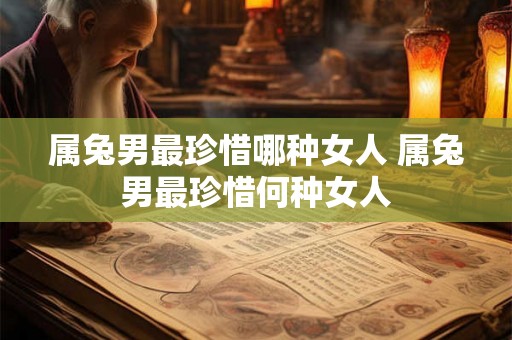 属兔男最珍惜哪种女人 属兔男最珍惜何种女人