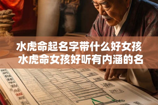 水虎命起名字带什么好女孩 水虎命女孩好听有内涵的名字