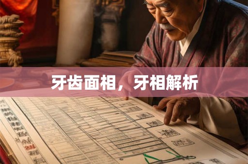 牙齿面相,牙相解析 牙齿面相,牙相解析