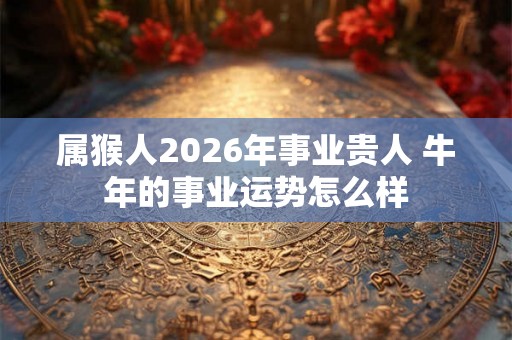 属猴人2026年事业贵人 牛年的事业运势怎么样