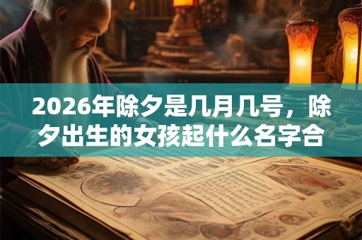 2026年除夕是几月几号，除夕出生的女孩起什么名字合适