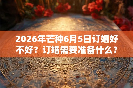 2026年芒种6月5日订婚好不好？订婚需要准备什么？
