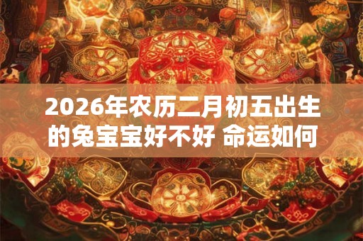 2026年农历二月初五出生的兔宝宝好不好 命运如何