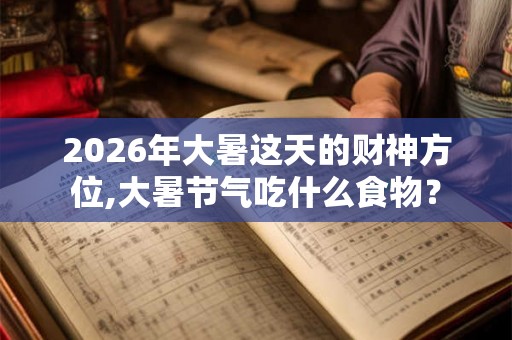 2026年大暑这天的财神方位,大暑节气吃什么食物? 2026年大暑这天的财神方位,大暑节气吃什么食物?