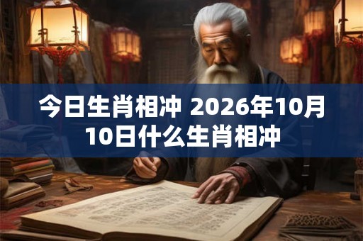 今日生肖相冲 2026年10月10日什么生肖相冲 今日生肖相冲 2026年10月10日什么生肖相冲
