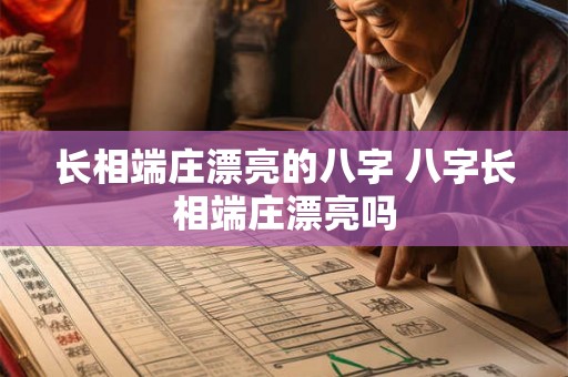 长相端庄漂亮的八字 八字长相端庄漂亮吗