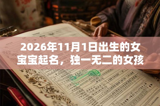 2026年11月1日出生的女宝宝起名,独一无二的女孩名字推荐 2026年11月1日出生的女宝宝起名,独一无二的女孩名字推荐