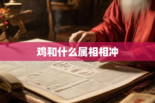 鸡和什么属相相冲