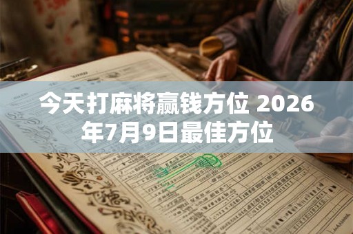 今天打麻将赢钱方位 2026年7月9日最佳方位