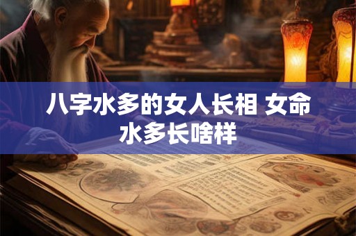 八字水多的女人长相 女命水多长啥样