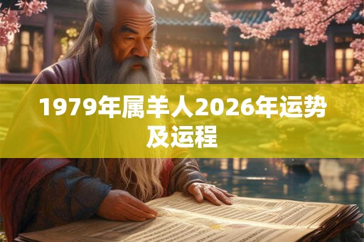 1979年属羊人2026年运势及运程 1979年属羊人2026年运势及运程