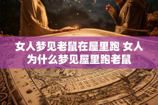 女人梦见老鼠在屋里跑 女人为什么梦见屋里跑老鼠