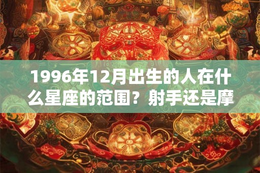 1996年12月出生的人在什么星座的范围？射手还是摩羯？