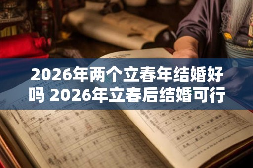 2026年两个立春年结婚好吗 2026年立春后结婚可行吗