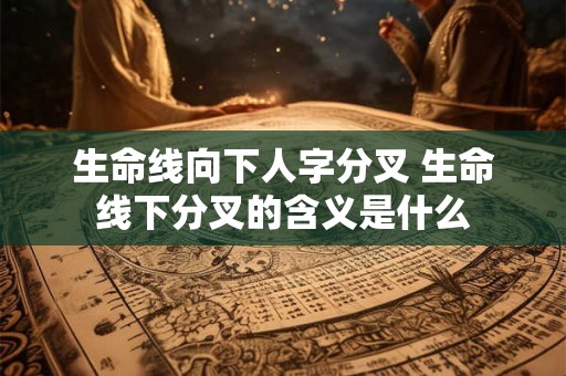生命线向下人字分叉 生命线下分叉的含义是什么
