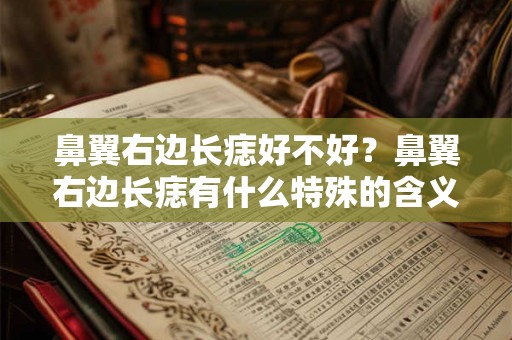 鼻翼右边长痣好不好？鼻翼右边长痣有什么特殊的含义？