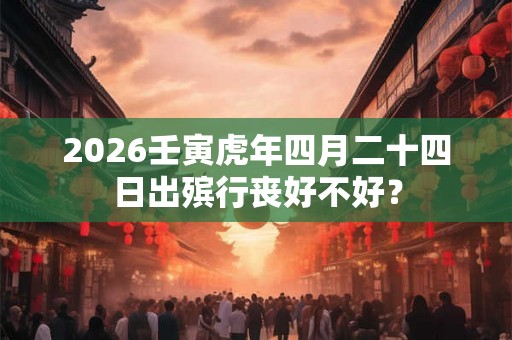2026壬寅虎年四月二十四日出殡行丧好不好？