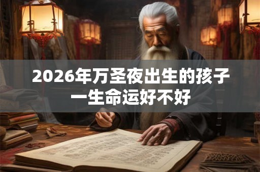 2026年万圣夜出生的孩子一生命运好不好 2026年万圣夜出生的孩子一生命运好不好