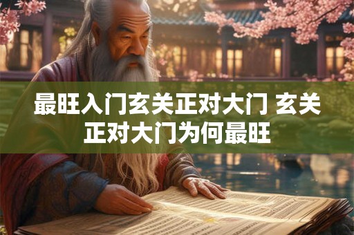 最旺入门玄关正对大门 玄关正对大门为何最旺