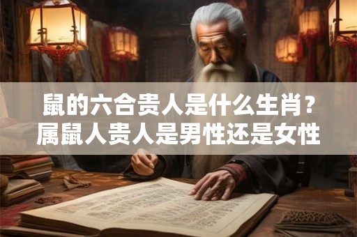 鼠的六合贵人是什么生肖？属鼠人贵人是男性还是女性？