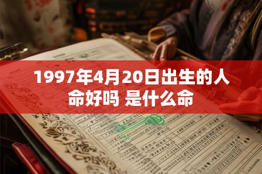 1997年4月20日出生的人命好吗 是什么命