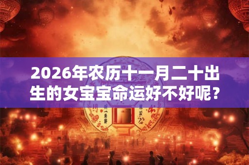 2026年农历十一月二十出生的女宝宝命运好不好呢？