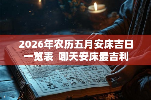 2026年农历五月安床吉日一览表  哪天安床最吉利