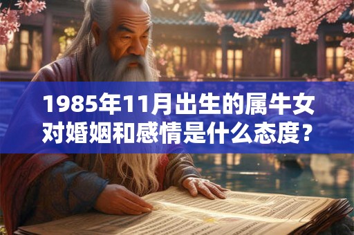 1985年11月出生的属牛女对婚姻和感情是什么态度? 1985年11月出生的属牛女对婚姻和感情是什么态度?