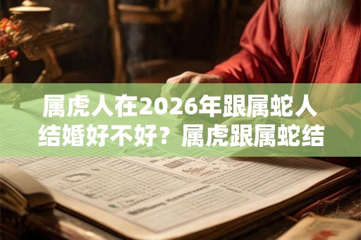 属虎人在2026年跟属蛇人结婚好不好?属虎跟属蛇结婚相配吗? 属虎人在2026年跟属蛇人结婚好不好?属虎跟属蛇结婚相配吗?