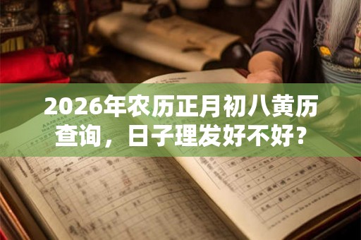 2026年农历正月初八黄历查询，日子理发好不好？