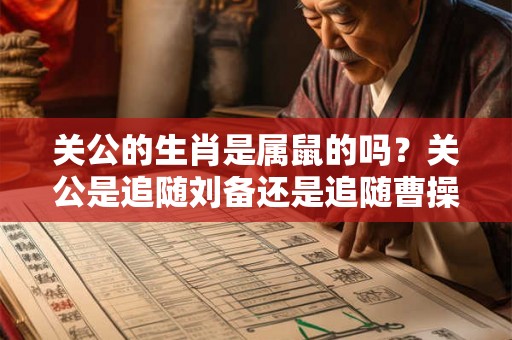 关公的生肖是属鼠的吗？关公是追随刘备还是追随曹操的？