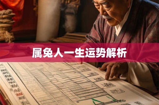 属兔人一生运势解析