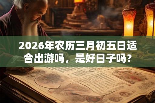 2026年农历三月初五日适合出游吗，是好日子吗？