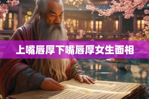 上嘴唇厚下嘴唇厚女生面相