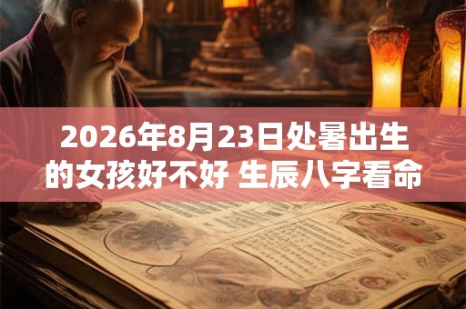2026年8月23日处暑出生的女孩好不好 生辰八字看命
