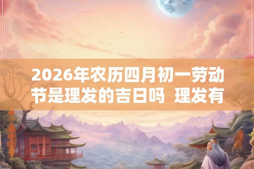 2026年农历四月初一劳动节是理发的吉日吗  理发有哪些讲究