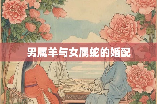 男属羊与女属蛇的婚配