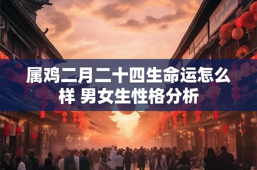 属鸡二月二十四生命运怎么样 男女生性格分析