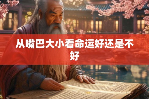 从嘴巴大小看命运好还是不好