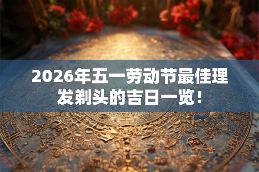 2026年五一劳动节最佳理发剃头的吉日一览! 2026年五一劳动节最佳理发剃头的吉日一览!