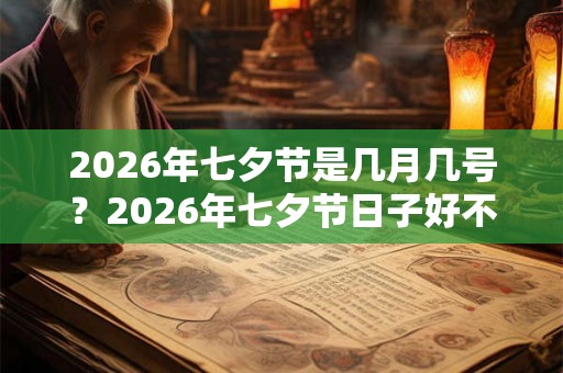 2026年七夕节是几月几号?2026年七夕节日子好不好? 2026年七夕节是几月几号?2026年七夕节日子好不好?