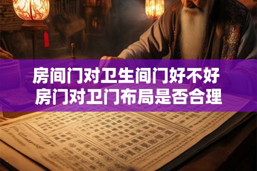 房间门对卫生间门好不好 房门对卫门布局是否合理