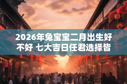 2026年兔宝宝二月出生好不好 七大吉日任君选择皆适宜