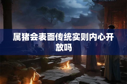 属猪会表面传统实则内心开放吗