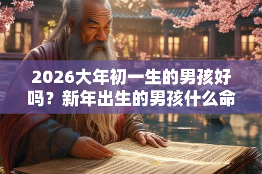 2026大年初一生的男孩好吗？新年出生的男孩什么命？