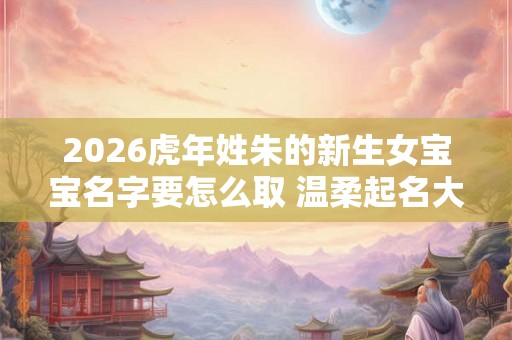 2026虎年姓朱的新生女宝宝名字要怎么取 温柔起名大全
