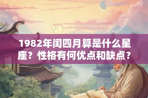 1982年闰四月算是什么星座?性格有何优点和缺点? 1982年闰四月算是什么星座?性格有何优点和缺点?