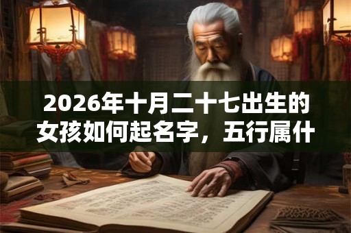 2026年十月二十七出生的女孩如何起名字,五行属什么 2026年十月二十七出生的女孩如何起名字,五行属什么